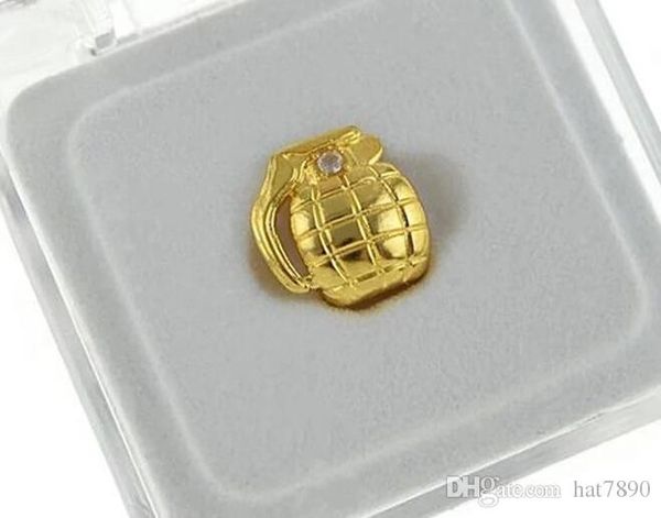 2017 new custom fit gold color hip hop single grenade tooth grillz cap bottom grill gold teeth caps, Blue;slivery
2017 new custom fit gold color hip hop single grenade tooth grillz cap bottom grill gold teeth caps, Blue;slivery