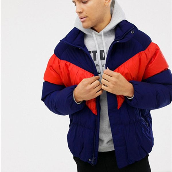 winter warm designer men thick jackets brand hooded cotton down coat street sports patchwork windbreaker zipper casual light weight b101183l, Black;brown
winter warm designer men thick jackets brand hooded cotton down coat street sports patchwork windbreaker zipper casual light weight b101183l, Black;brown