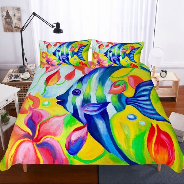 3d print sea fish series bedding set 2/3pcs microfiber bedspread kids bedding sets pillow cover double king size,bed sets
3d print sea fish series bedding set 2/3pcs microfiber bedspread kids bedding sets pillow cover double king size,bed sets