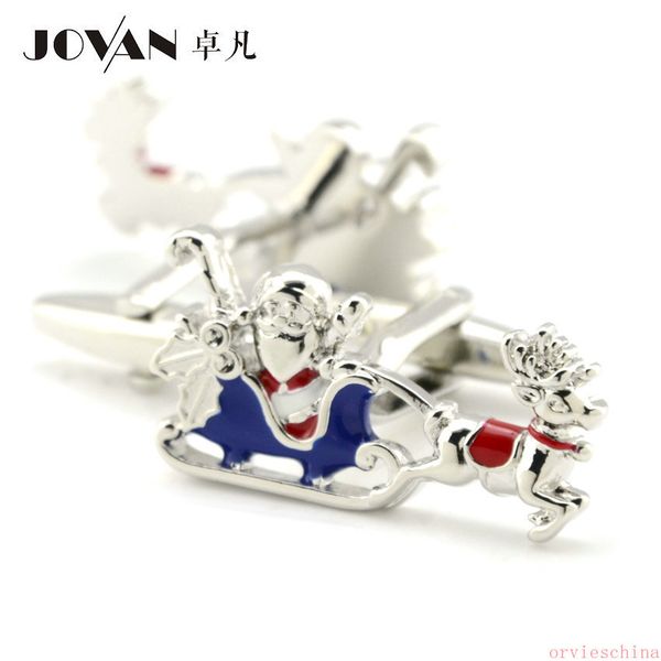 2020 designer santa sleigh moose cufflinks christmas christmas fun styling men's sleeve pin stu, Silver
2020 designer santa sleigh moose cufflinks christmas christmas fun styling men's sleeve pin stu, Silver