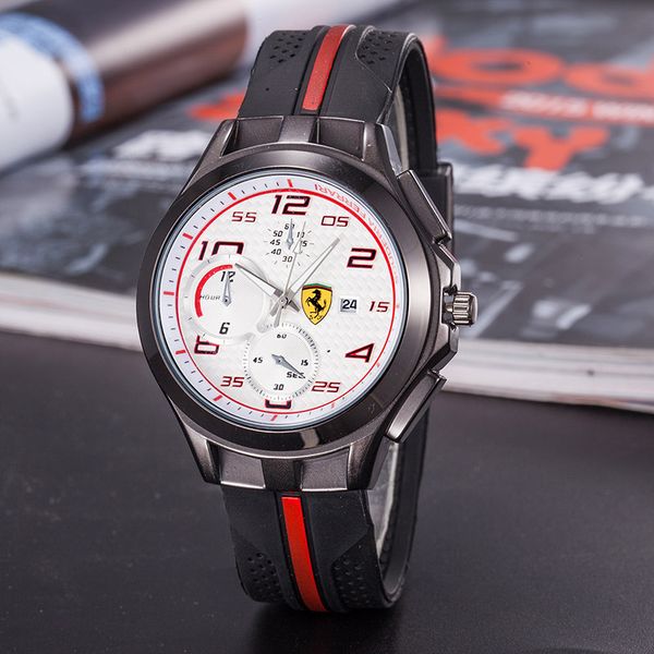 2019 new fa hion luxury relogio ma culino quality de igner watche men rubber trap quartz ferrari men watch
2019 new fa hion luxury relogio ma culino quality de igner watche men rubber trap quartz ferrari men watch
