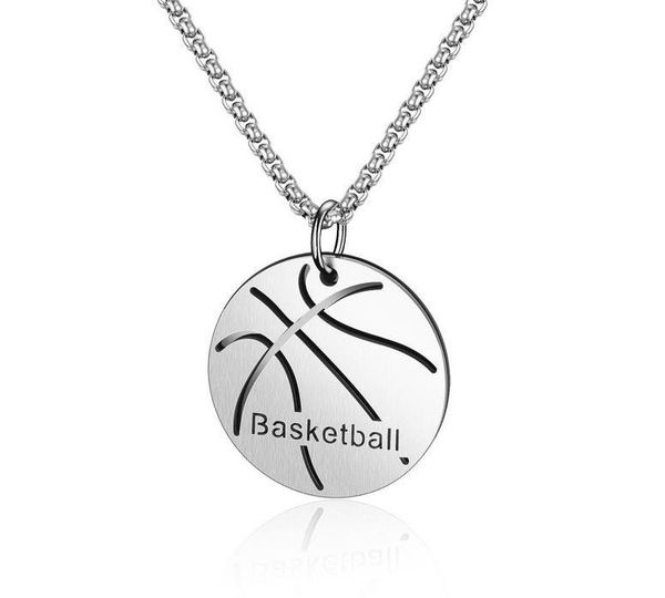 european and american fashion basketball necklace tide male student street ball sports pendant, Silver
european and american fashion basketball necklace tide male student street ball sports pendant, Silver