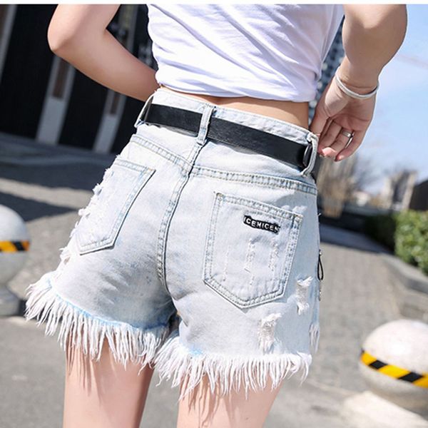 summer 2019 women short jeans casual embroidered flare denim shorts fashion high waisted jeans shorts hole tassel 23, White;black
summer 2019 women short jeans casual embroidered flare denim shorts fashion high waisted jeans shorts hole tassel 23, White;black
