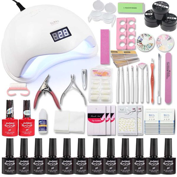 jewhiteny 36/48w uv led lamp nail set 12 color acrylic nail kits uv extension gel kit super multi-nail manicure tools sets kit
jewhiteny 36/48w uv led lamp nail set 12 color acrylic nail kits uv extension gel kit super multi-nail manicure tools sets kit