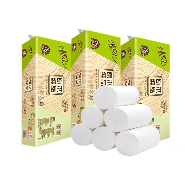 750г / тролль бумага 10 рулонов сырой древесной массы туалетная бумага папиросная бумага 3 слоя домашнего офиса
750г / тролль бумага 10 рулонов сырой древесной массы туалетная бумага папиросная бумага 3 слоя домашнего офиса