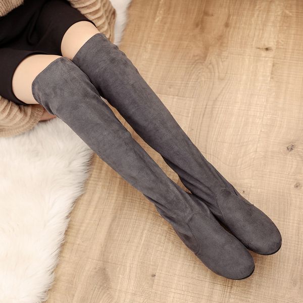 2019 thigh high boots women slim boots over the knee high suede red snow ladies fashion winter shoes woman aezlz088, Black
2019 thigh high boots women slim boots over the knee high suede red snow ladies fashion winter shoes woman aezlz088, Black