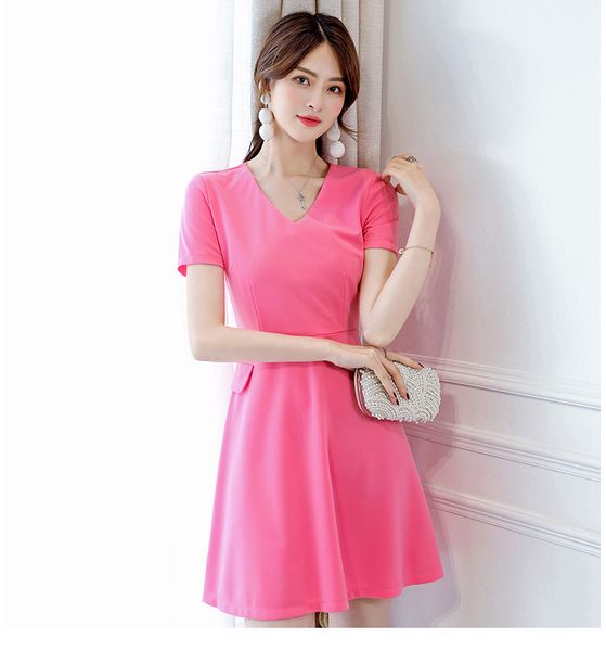 pink cultivate one's morality pure color women's fashion leisure big yards dress, Black;gray
pink cultivate one's morality pure color women's fashion leisure big yards dress, Black;gray