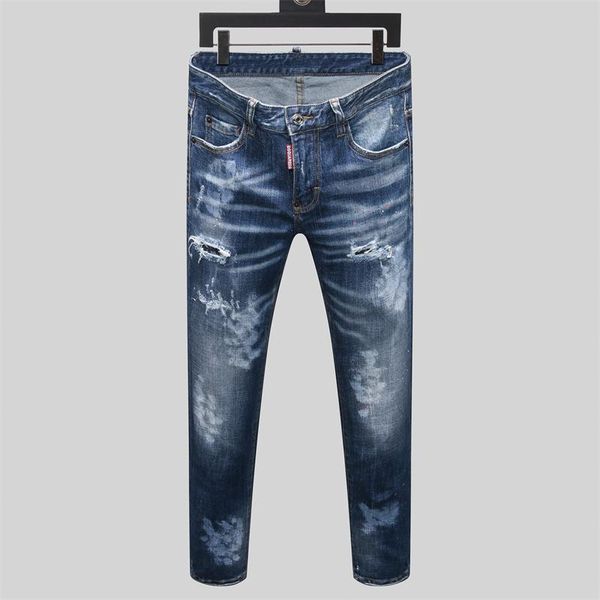 fashion men's pants overall soft and comfortable jeans wash broken pocket trousers mens jeans new, Blue
fashion men's pants overall soft and comfortable jeans wash broken pocket trousers mens jeans new, Blue