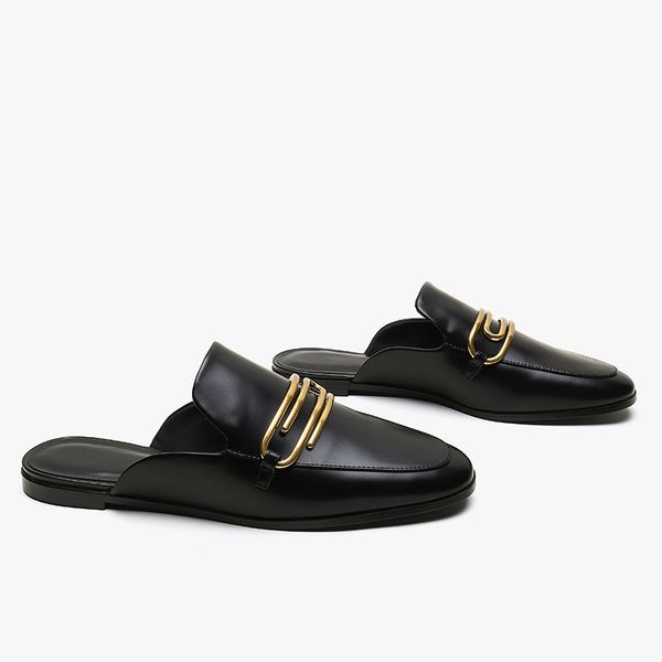 2020 new spring and autumn new product small ck170380737a european and american metal buckle flat sole muller shoes sandals female, Black
2020 new spring and autumn new product small ck170380737a european and american metal buckle flat sole muller shoes sandals female, Black