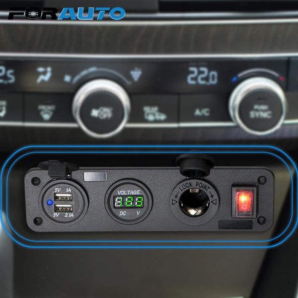 4 in 1 new digital voltmeter dual usb power charger cigarette lighter socket with rocker switch 12v power socket interior parts
4 in 1 new digital voltmeter dual usb power charger cigarette lighter socket with rocker switch 12v power socket interior parts