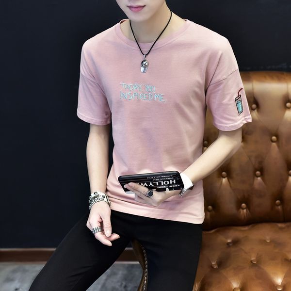 summer korean japanese men's t-shirt men's short sleeve round neck fit t-shirt half sleeve men's bottoming shirt trend, White;black
summer korean japanese men's t-shirt men's short sleeve round neck fit t-shirt half sleeve men's bottoming shirt trend, White;black