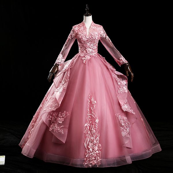 new bride collar evening dress european and american performance dress court dream princess pomskirt evening dress ball gown, Black;red
new bride collar evening dress european and american performance dress court dream princess pomskirt evening dress ball gown, Black;red