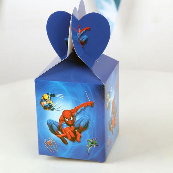 6шт / серия мстители человек-паук бэтмен superhero candy box дети благоприятная день рождения подарочная коробка партии украшения принадлежн
6шт / серия мстители человек-паук бэтмен superhero candy box дети благоприятная день рождения подарочная коробка партии украшения принадлежн