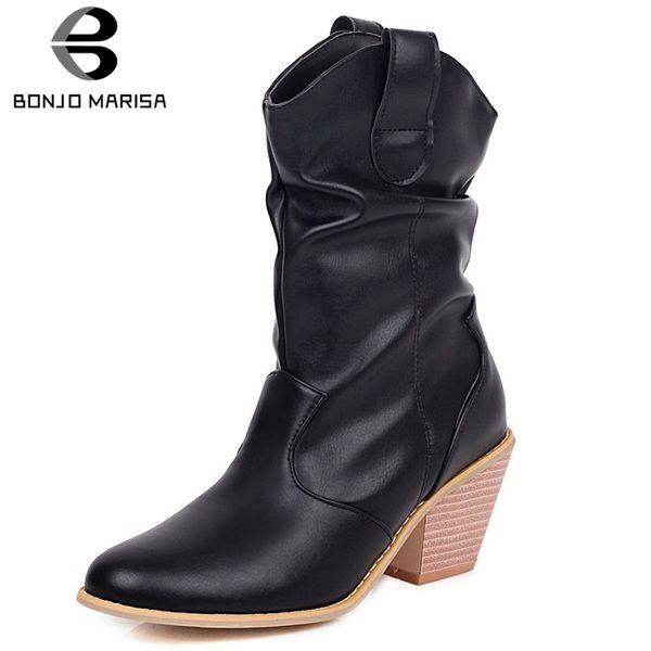 bonjomarisa big size 34-43 new ladies retro ankle western boots women 2019 fashion pleated boots high heels shoes woman, Black
bonjomarisa big size 34-43 new ladies retro ankle western boots women 2019 fashion pleated boots high heels shoes woman, Black