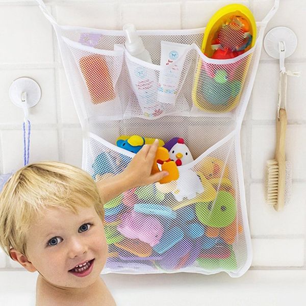 mesh bath toy organizer bathroom storage hanging bag for kid baby bathing toy 45x35cm wall hanging suction cup net bag container
mesh bath toy organizer bathroom storage hanging bag for kid baby bathing toy 45x35cm wall hanging suction cup net bag container