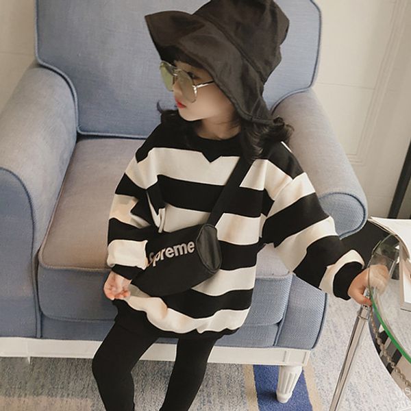 childrenswear girls spring velvet hoodie korean stripes long-sleeved t-shirt hoodie casual pullover shirt kids hoodies, Black
childrenswear girls spring velvet hoodie korean stripes long-sleeved t-shirt hoodie casual pullover shirt kids hoodies, Black