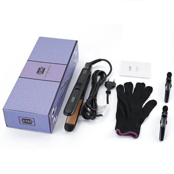 leshp ceramic heating plate led display ptc heater 360 swivel cord auto shut-off hair straightener with front hand grip
leshp ceramic heating plate led display ptc heater 360 swivel cord auto shut-off hair straightener with front hand grip