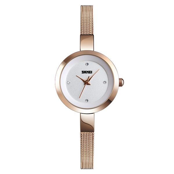 skmei 1390 brand minimalist watches ladies fashion dress stainless steel bracelet crystal small dial waterproof women watches, Slivery;brown
skmei 1390 brand minimalist watches ladies fashion dress stainless steel bracelet crystal small dial waterproof women watches, Slivery;brown