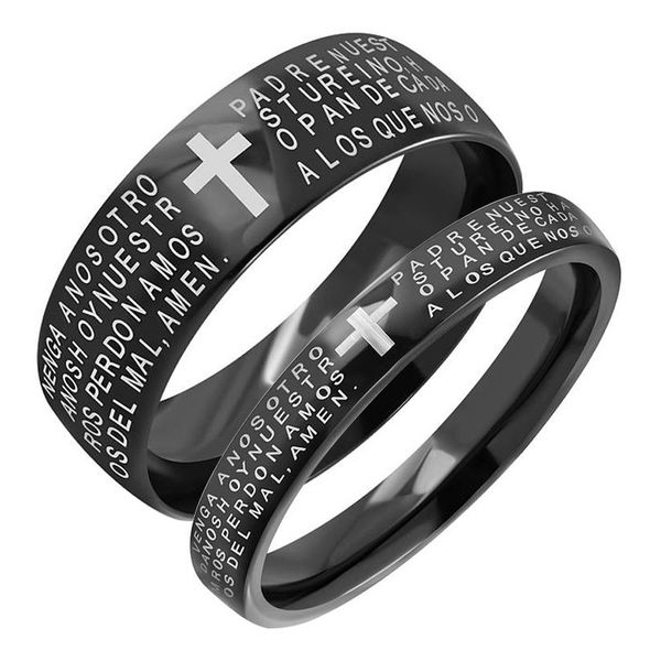 size 6-13 egypt serenity bible prayer cross titanium steel rings for men wedding lovers ring engagement rotatable ring jewelry, Golden;silver
size 6-13 egypt serenity bible prayer cross titanium steel rings for men wedding lovers ring engagement rotatable ring jewelry, Golden;silver
