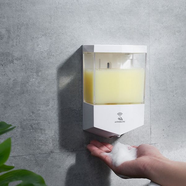 wall-mounted sensor soap dispenser high-end intelligent automatic soap box large hands portable container 600ml mma3452
wall-mounted sensor soap dispenser high-end intelligent automatic soap box large hands portable container 600ml mma3452