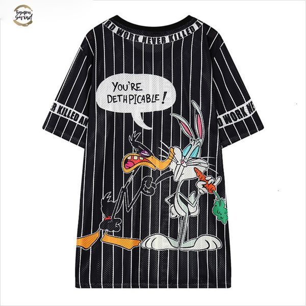 summer long t shirt women cartoon printed hollow out t-shirts harajuku style casual loose t2470, White
summer long t shirt women cartoon printed hollow out t-shirts harajuku style casual loose t2470, White