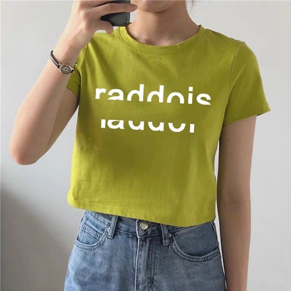 t- female literary style letter short sleeve student all-match 2020 t-shirt short slim base shirt fashion, White
t- female literary style letter short sleeve student all-match 2020 t-shirt short slim base shirt fashion, White
