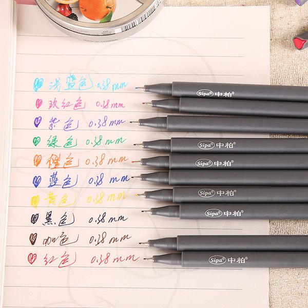10pcs 0.38mm fine line drawing pen school painting watercolor pen creative gel school student stationery supplies
10pcs 0.38mm fine line drawing pen school painting watercolor pen creative gel school student stationery supplies