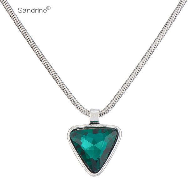 sandrine fashion jewelry wholesale triangle crystal snake chain charms vintage retro design women necklace christmas gift, Golden;silver
sandrine fashion jewelry wholesale triangle crystal snake chain charms vintage retro design women necklace christmas gift, Golden;silver