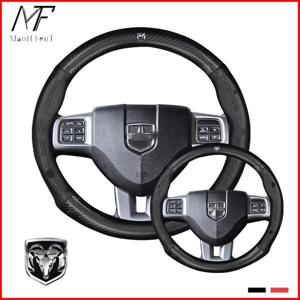 manh fent carbon fiber leather car steering wheel cover for dodge caliber journey 1500 challenger charger nitro durango
manh fent carbon fiber leather car steering wheel cover for dodge caliber journey 1500 challenger charger nitro durango