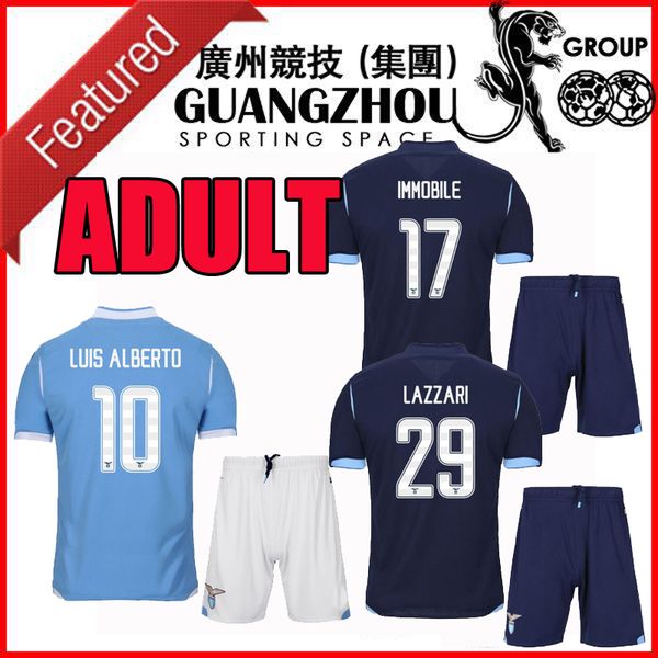 kit 19 20 lazio soccer jerseys home away 2019 2020 maglie da calcio jony immobile luis bastos alberto sergej man set football shirts, Black
kit 19 20 lazio soccer jerseys home away 2019 2020 maglie da calcio jony immobile luis bastos alberto sergej man set football shirts, Black