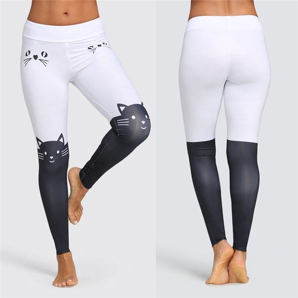 women yoga pants leggings sport fitnes trousers women yoga sport mid waist cat print color block skinny pants #2j09, White;red
women yoga pants leggings sport fitnes trousers women yoga sport mid waist cat print color block skinny pants #2j09, White;red