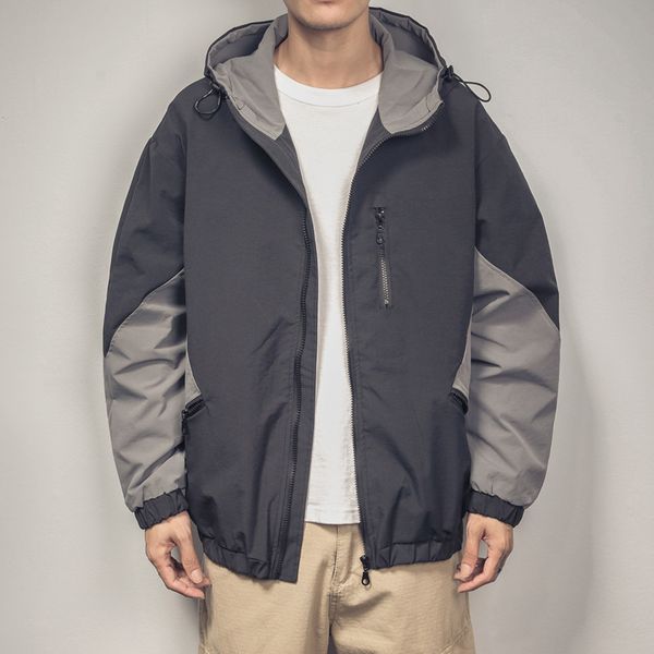 autumn new jacket men fashion contrast color stitching casual hooded jacket man streetwear hip hop loose bomber m-2xl, Black;brown
autumn new jacket men fashion contrast color stitching casual hooded jacket man streetwear hip hop loose bomber m-2xl, Black;brown