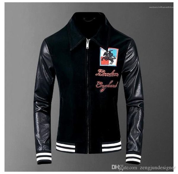 collar long sleeve pu homme clothing fashion style casual apparel mens autumn designer black jackers stand, Black;brown
collar long sleeve pu homme clothing fashion style casual apparel mens autumn designer black jackers stand, Black;brown