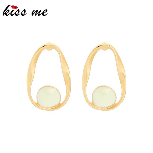 kissme minimalism irregular gold color alloy white enamel stud earrings for women gifts fashion jewelry accessories wholesale, Golden;silver
kissme minimalism irregular gold color alloy white enamel stud earrings for women gifts fashion jewelry accessories wholesale, Golden;silver