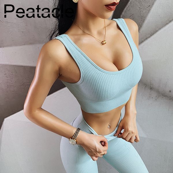 peatacle sports bra female shockproof running fitness yoga vest underwear outer wear workout high impact padded push up gym, White;black
peatacle sports bra female shockproof running fitness yoga vest underwear outer wear workout high impact padded push up gym, White;black