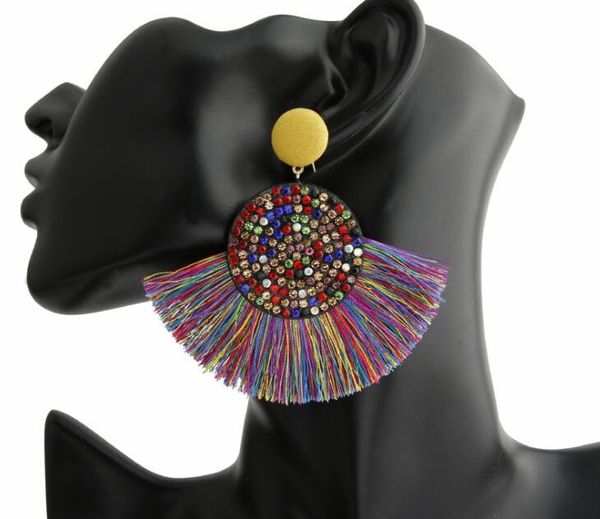 tassel earrings bohemian statement luxury long earring african colorful handmade women geometric fringe earrings gb696, Silver
tassel earrings bohemian statement luxury long earring african colorful handmade women geometric fringe earrings gb696, Silver