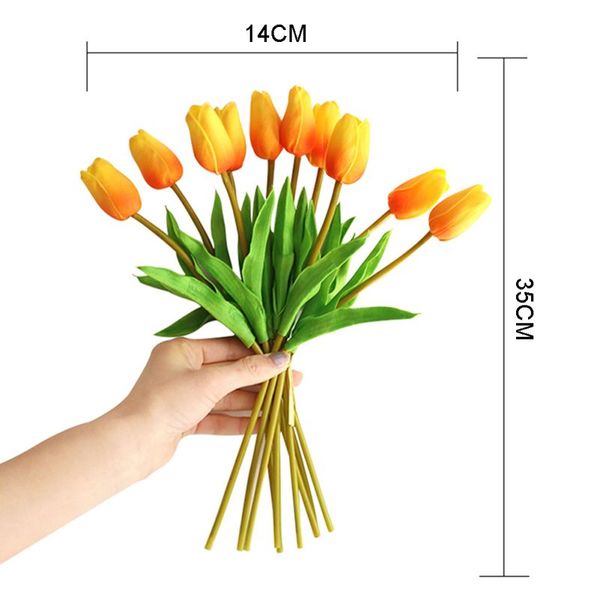 artificial flower tulip bouquets fake flowers fake flowers party valentine's day wedding decoration 1 bunch of 10
artificial flower tulip bouquets fake flowers fake flowers party valentine's day wedding decoration 1 bunch of 10