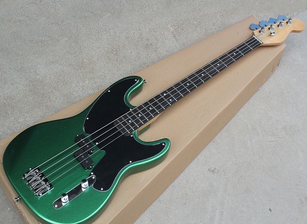 special sale metallic green 4 strings electric t bass with black pickguard,rosewood fretboard,can be customized as request
special sale metallic green 4 strings electric t bass with black pickguard,rosewood fretboard,can be customized as request