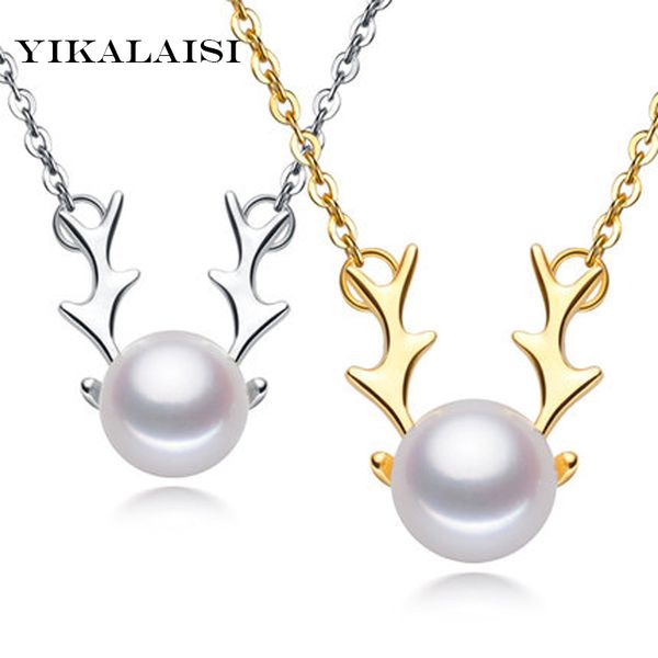 yikalaisi 2017 pearl necklace pearl jewelry natural reindeer pendants 925 sterling silver jewelry for women christmas gift
yikalaisi 2017 pearl necklace pearl jewelry natural reindeer pendants 925 sterling silver jewelry for women christmas gift