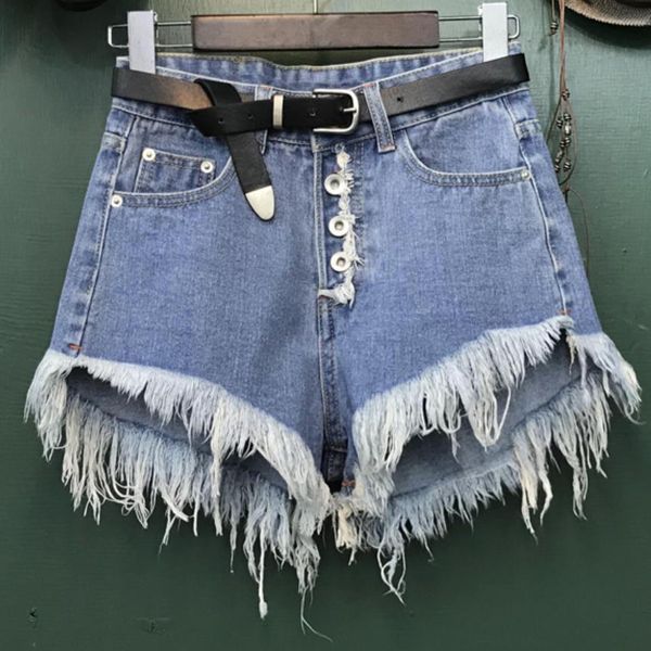 plus size 4xldenim shorts women 2019 new fashion bf high waist loose single-breasted irregular tassel jeans shorts, Blue
plus size 4xldenim shorts women 2019 new fashion bf high waist loose single-breasted irregular tassel jeans shorts, Blue