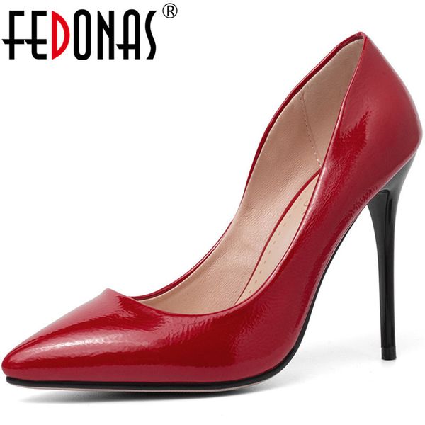 fedonas fashion shllow women basic pumps supper high heels pumps pointed toe consisewedding night club spring shoes woman, Black
fedonas fashion shllow women basic pumps supper high heels pumps pointed toe consisewedding night club spring shoes woman, Black