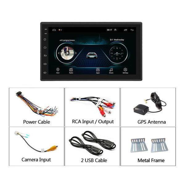 new 2 din android radio 7inch gps navigation voice control mp5 audio pc table car multimedia player rearview backup car dvd
new 2 din android radio 7inch gps navigation voice control mp5 audio pc table car multimedia player rearview backup car dvd
