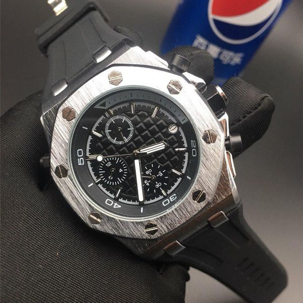 luxury automatic multifunction watch mens designer watches black rubber strap gold silver case mechanical movement wristwatches reloj de luj
luxury automatic multifunction watch mens designer watches black rubber strap gold silver case mechanical movement wristwatches reloj de luj