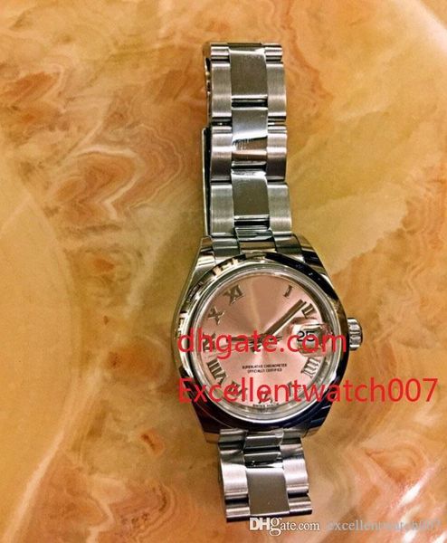 new style pink dial fashion women's watch 279160 stainless steel automatic mechanical watches watch sale, Slivery;brown
new style pink dial fashion women's watch 279160 stainless steel automatic mechanical watches watch sale, Slivery;brown