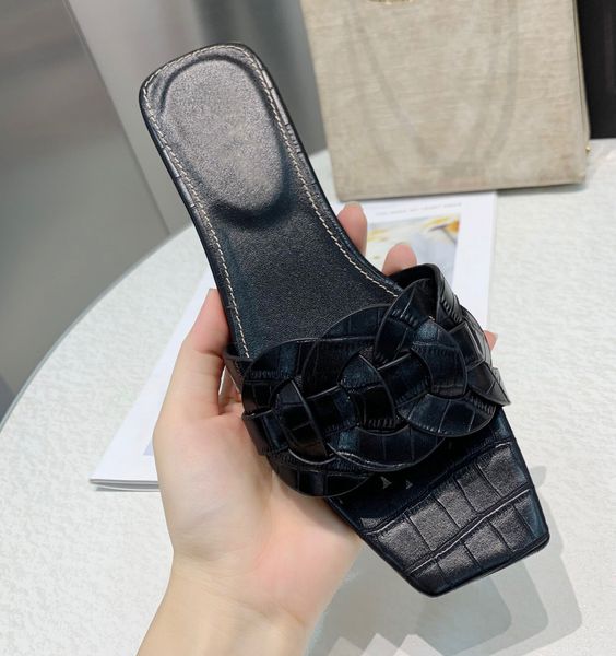 2019 new fashion women real leather slippers designer shoes woman tribute sandals slides flats sandalias female lady summer beach shoes, Black
2019 new fashion women real leather slippers designer shoes woman tribute sandals slides flats sandalias female lady summer beach shoes, Black