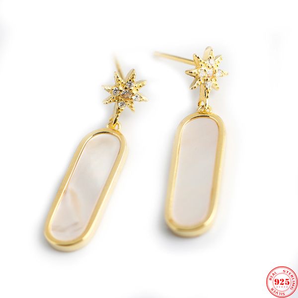 100% sterling silver gold white pebbles fashion glamour woman earrings glitter star-shaped earrings daily party jewelry, Golden;silver
100% sterling silver gold white pebbles fashion glamour woman earrings glitter star-shaped earrings daily party jewelry, Golden;silver