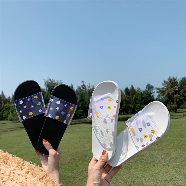 original ins flowers patterned transparent women slippers summer outdoor sandy beach casual shoes cute sweet flat female slipper, Black
original ins flowers patterned transparent women slippers summer outdoor sandy beach casual shoes cute sweet flat female slipper, Black