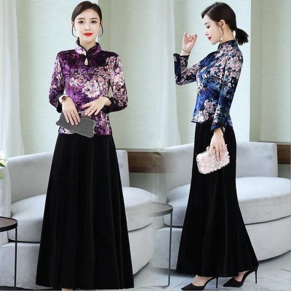 autumn and winter new original national style fashion cheongsam jacket+skirt decoration body improvement tang suit aodai chinese traditional, Red
autumn and winter new original national style fashion cheongsam jacket+skirt decoration body improvement tang suit aodai chinese traditional, Red