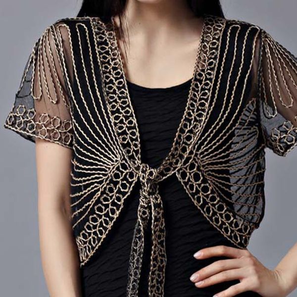 new women short sleeve shawl thin cardigan summer jackets short coat wild jacket small mesh coats lace bandage, Black;brown
new women short sleeve shawl thin cardigan summer jackets short coat wild jacket small mesh coats lace bandage, Black;brown