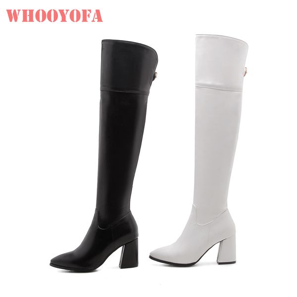 brand new winter black white women thigh high boots glamour 3 inch heels lady riding shoes w188 plus big size 10 32 45 47
brand new winter black white women thigh high boots glamour 3 inch heels lady riding shoes w188 plus big size 10 32 45 47